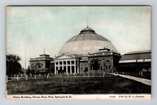 Springfield, IL-Illinois, IL State Fair Dome Building, Vintage Souvenir Postcard picture