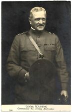 World War I: General Pershing, real-photo 