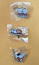 McDonald’s 2001 Monopoly Crew Newsletter And 3 Sealed Lapel Pins.  picture