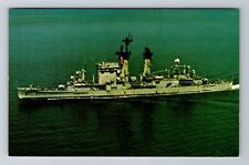 USS Albany, Ship, Transportation, Antique, Vintage Souvenir Postcard picture