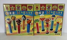VINTAGE PEZ MAGNETS LOT OF 10 ON SEALED CARDS ** DATED 1997 (2 Sets of 5) Sealed picture