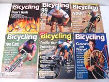 ~ Vintage Lot of 6, 1990 Bicycling Magazines Mar, April, May, June, July & Dec ~ picture