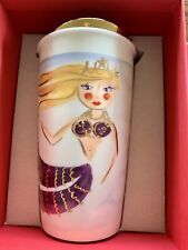 Starbucks Illustrated Siren Double Walled 12oz Travel Tumbler  NEW IN BOX 2015 picture