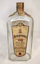 Vintage 1931 Seagrams V.O. 6 Year Old Canadian Whiskey Bottle W/Cap One Quart picture