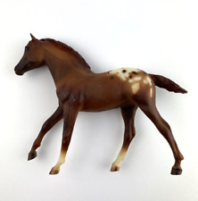 BREYER TRADITIONAL HORSE #763 APPALOOSA FOAL BROWN AND WHITE MATTE picture