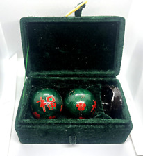 Vintage Chinese Health Baoding Balls Stress Relief Exercise Relaxation Therapy picture