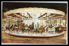 Postcard c1981 The Pen Mar Carrousel at Pen Mar Park, MD UNP Virginia Bruneske picture