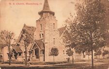 M.E. Church Miamisburg Ohio OH Methodist Episcopal 1912 Postcard picture