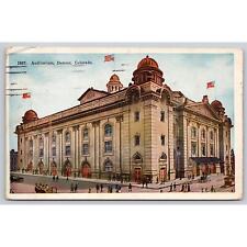 Postcard CO Denver Auditorium picture