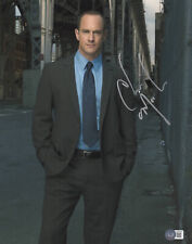 CHRISTOPHER MELONI SIGNED AUTOGRAPH 11X14 PHOTO BECKETT BAS COA LAW & ORDER picture