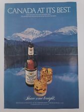 1981 Canadian Mist Whisky Vintage Magazine Print Ad - Canada At It's Best picture