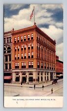 Wheeling WV-West Virginia, The National Exchange Bank, Vintage c1910 Postcard picture