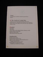 Lot of 2 PRESIDENTIAL G W BUSH WHITE HOUSE MENU  #A  - FIRST TERM picture