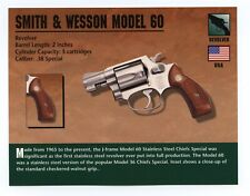 Smith & Wesson Model 60 Revolver Atlas Classic Firearms Card picture