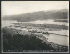 Panama Canal photo 1914 Opening of canal S S Ancon entering Pedra Miguel locks picture