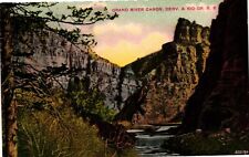 Vintage Postcard- Grand River Canyon Early 1900s picture