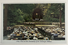 Portland Oregon Holy Mass Sanctuary of our Sorrowful Mother Vintage Postcard picture