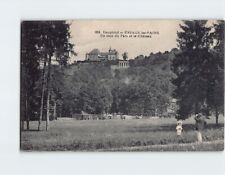 Postcard A Corner of the Park and the Castle Dauphiné France picture