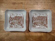 Vintage Pillivuyt France Hotel George V Porcelain Trinket Dish Set Of 2 picture
