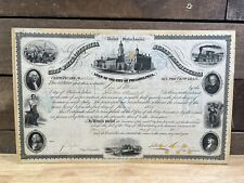 Antique 1884 Loan Of The City Of Philadelphia Certificate picture
