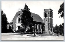 Atlantic Iowa~First Presbyterian Church~1950s RPPC picture