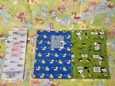 Vtg Lot Wrapping Paper Hallmark American Greet. Barbie Snoopy Ziggy Holly Hobbie picture