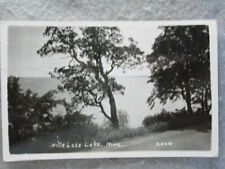 Vintage Mille Lacs Lake, Minnesota Real Photo Postcard 1946 picture