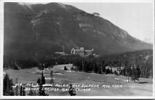 Banff Springs Hotel & Golf Course RPPC Byron Harmon Photo CPR Alberta  picture
