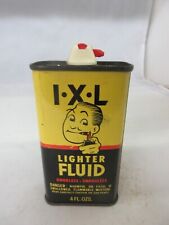 VINTAGE ADVERTISING I X L LIGHTER FLUID    OILER OIL TIN CAN    C-922 picture
