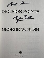 President George W. Bush “DECISION POINTS” Book Hand Signed (To Marylin) Auto picture