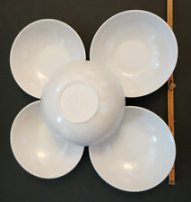 MELMAC Dessert Bowls -  set of EIGHT (8) - Sun-Valley - mid-century - white picture