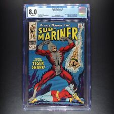 Sub-Mariner #5 | Marvel 1968 | 1st Tiger Shark | CGC 8.0 picture