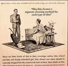 1931 The Hoover Vacum Cleaner It Beats It Sweeps as it Cleans Vintage Print Ad picture