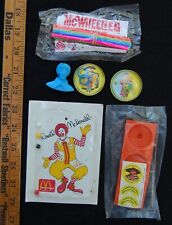 [ 1970s - 1980s McDonald's Toys Lot: Ball Games Hamburglar Ronald Eraser etc. ] picture