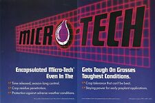 1991 2 Page Print Ad of Monsanto Lasso Micro Tech Herbicide picture