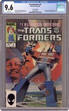 Transformers #1 2nd Printing CGC 9.6 1984 4044638007 picture