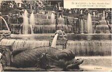 Saint-Cloud France The Park The Great Waterfall-The Dragon Postcard picture