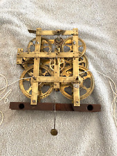 Antique Birge-Mallory 8 Day-Strap Brass Clock Movement-Ca.1840-To Restore picture