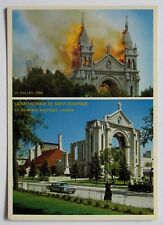 Canada Saint Boniface Cathedral Fire Manitoba Postcard Chrome Continental picture