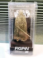 Star Wars Darth Vader FiGPiN #500 50th Anniversary Gold Exclusive LOCKED SEALED picture
