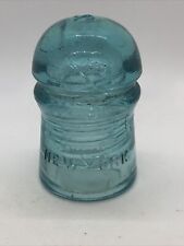 Brookfield New York Aqua Blue Ice Glass Insulator No. 2 picture
