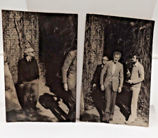 2 / 1979  Gay Leo & Boyfriend looks like Andy Warhol black white Snapshot photo picture
