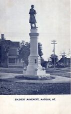 MADISON ME - Soldiers Monument Postcard picture