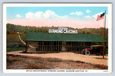 Vintage Postcard Office Diamond Cavers Glasgow Junction Kentucky picture