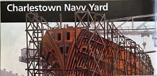 New CHARLESTOWN NAVY YARD - MA   NATIONAL PARK SERVICE UNIGRID BROCHURE  Map picture