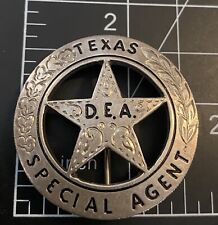 -RARE- “Texas D.E.A. Special Agent” Hallmarked Nelson Silvia Peso picture