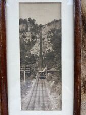 Antique B&W Photograph Lookout Mountain Incline Railway Chattanooga TN picture