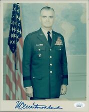 General William Westmoreland US Army Signed 8x10 Glossy Photo JSA Authenticated picture