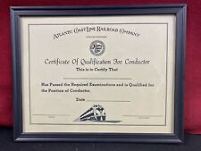 Atlantic Coast Line RR “Conductors Promotion Certificate” picture