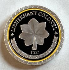 Challenge Coin U.S ARMY LIEUTENANT COLONEL RANK CHALLENGE COIN picture